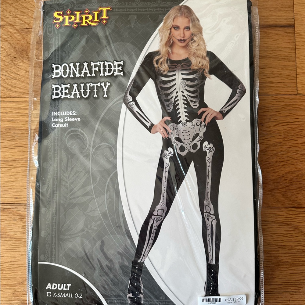 Spirit Halloween Bonafide Beauty Skeleton Costume
